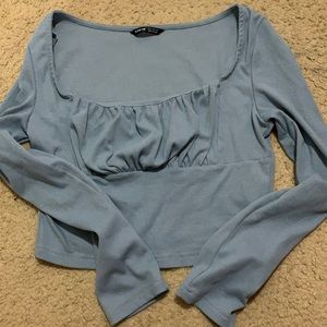 SHEIN ruched longsleeve top